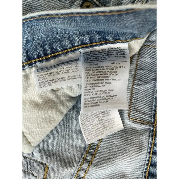 Levi’s 559 Men's Relaxed Straight Leg Light Wash Classic Denim Jeans 36x32 - Picture 10 of 11